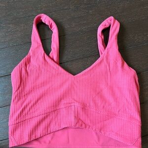 Lululemon Pink and Red Sports Bra Intimates